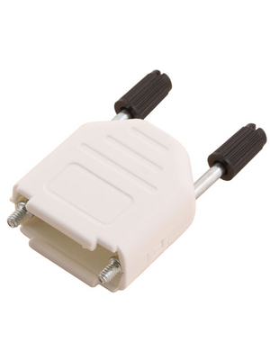 Encitech Connectors - DPPK15-W-K - D-Sub plastic hood 15P, DPPK15-W-K, Encitech Connectors