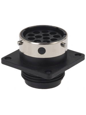 Souriau - UTG014-12S - Female receptacle Trim Trio 12-pin Trim Trio UTG Poles=12 N/A Female Housing size14, UTG014-12S, Souriau