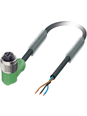Phoenix Contact - SAC-3P- 5,0-PUR/M12FR - Actuator/sensor-cable M12 (90) Socket Open 5.00 m, SAC-3P- 5,0-PUR/M12FR, Phoenix Contact