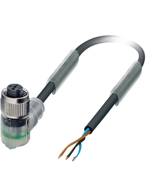 Phoenix Contact - SAC-3P-10,0-PUR/M12FR-2L - Actuator/sensor-cable M12 (90) Socket Open 10.0 m, SAC-3P-10,0-PUR/M12FR-2L, Phoenix Contact