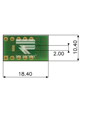Roth Elektronik - RE904 - Laboratory card FR4 Epoxide + chem. Ni/Au, RE904, Roth Elektronik