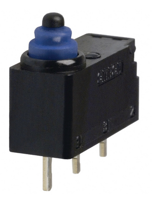 Omron Electronic Components - D2HW-A201D - Micro switch 2 A Plunger N/A 1 change-over (CO), D2HW-A201D, Omron Electronic Components