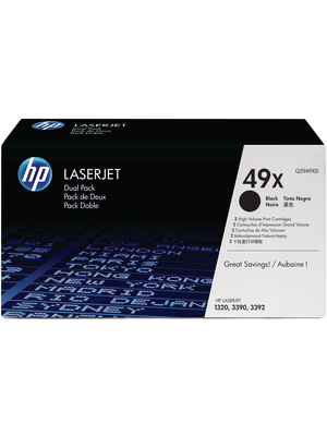 Hewlett Packard (DAT) - Q5949XD - Toner duopack 49X black, Q5949XD, Hewlett Packard (DAT)