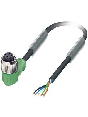 Phoenix Contact - SAC-5P- 5,0-PUR/M12FR - Actuator/sensor-cable M12 (90) Socket Open 5.00 m, SAC-5P- 5,0-PUR/M12FR, Phoenix Contact