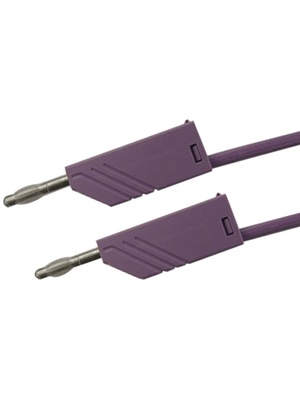 SKS Kontakttechnik - MLN 100/2.5 VIOLETT / VIOLET - Test lead ? 4 mm violet 100 cm 2.5 mm2 CAT I, MLN 100/2.5 VIOLETT / VIOLET, SKS Kontakttechnik