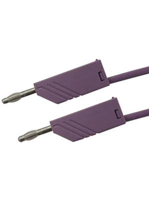 SKS Kontakttechnik - MLN 200/2.5 VIOLETT / VIOLET - Test lead ? 4 mm violet 200 cm 2.5 mm2 CAT I, MLN 200/2.5 VIOLETT / VIOLET, SKS Kontakttechnik