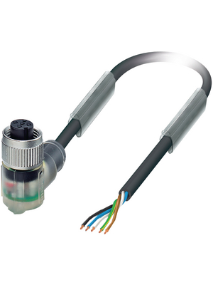 Phoenix Contact - SAC-5P-10,0-PUR/M12FR-3L - Actuator/sensor-cable M12 (90) Socket Open 10.0 m, SAC-5P-10,0-PUR/M12FR-3L, Phoenix Contact