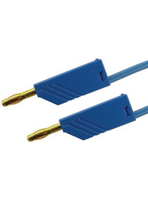 SKS Kontakttechnik - MLN 200/2.5 AU BLAU / BLUE - Test lead ? 4 mm blue 200 cm 2.5 mm2 CAT I, MLN 200/2.5 AU BLAU / BLUE, SKS Kontakttechnik
