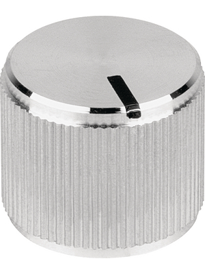 Mentor - 5552.6612 - Rotary knob with line aluminium 17 mm, 5552.6612, Mentor