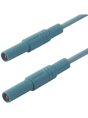 SKS Kontakttechnik - MLS GG 50/1 BLAU / BLUE - Safety test lead ? 4 mm blue 50 cm 1 mm2 CAT III, MLS GG 50/1 BLAU / BLUE, SKS Kontakttechnik