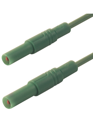 SKS Kontakttechnik - MLS GG 50/2.5 GRN / GREEN - Safety test lead ? 4 mm green 50 cm 2.5 mm2 CAT III, MLS GG 50/2.5 GRN / GREEN, SKS Kontakttechnik