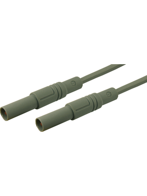 SKS Kontakttechnik - MLS GG 50/2.5 GRAU / GREY - Safety test lead ? 4 mm grey 50 cm 2.5 mm2 CAT III, MLS GG 50/2.5 GRAU / GREY, SKS Kontakttechnik