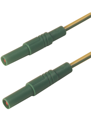 SKS Kontakttechnik - MLS GG 50/2.5 GELB/GRN , YELL - Safety test lead ? 4 mm yellow/green 50 cm 2.5 mm2 CAT III, MLS GG 50/2.5 GELB/GRN , YELL, SKS Kontakttechnik