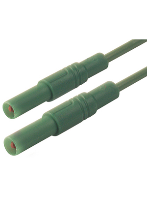 SKS Kontakttechnik - MLS GG 200/2.5 GRN / GREEN - Safety test lead ? 4 mm green 200 cm 2.5 mm2 CAT III, MLS GG 200/2.5 GRN / GREEN, SKS Kontakttechnik