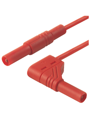 SKS Kontakttechnik - MLS WG 25/2.5 ROT / RED - Safety test lead ? 4 mm red 25 cm 2.5 mm2 CAT III, MLS WG 25/2.5 ROT / RED, SKS Kontakttechnik