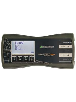 Gossen Metrawatt - PROFITEST PV SUN - PV Test Instrument 1000 VDC 20 ADC, PROFITEST PV SUN, Gossen Metrawatt