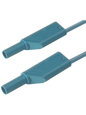 SKS Kontakttechnik - MLS WS 25/2.5 BLAU / BLUE - Safety test lead ? 4 mm blue 25 cm 2.5 mm2 CAT II, MLS WS 25/2.5 BLAU / BLUE, SKS Kontakttechnik