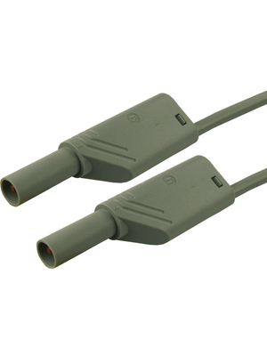 SKS Kontakttechnik - MLS WS 100/2.5 GRAU / GREY - Safety test lead ? 4 mm grey 100 cm 2.5 mm2 CAT II, MLS WS 100/2.5 GRAU / GREY, SKS Kontakttechnik