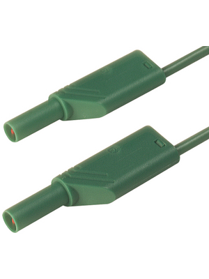 SKS Kontakttechnik - MLS WS 200/2.5 GRUEN / GREEN - Safety test lead ? 4 mm green 200 cm 2.5 mm2 CAT II, MLS WS 200/2.5 GRUEN / GREEN, SKS Kontakttechnik