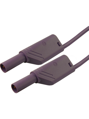 SKS Kontakttechnik - MLS WS 200/2.5 VIOLETT / VIOLE - Safety test lead ? 4 mm violet 200 cm 2.5 mm2 CAT II, MLS WS 200/2.5 VIOLETT / VIOLE, SKS Kontakttechnik