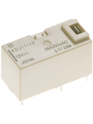 Panasonic - ADJ11124 - PCB power relay with test button 24 VDC 150 mW, ADJ11124, Panasonic