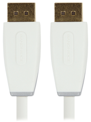 Bandridge - BBM37000W10 - DisplayPort cable 1.00 m white, BBM37000W10, Bandridge