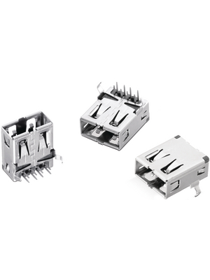 Wrth Elektronik - 614108247221 - Connector reversible USB 2.0 A 8P, 614108247221, Wrth Elektronik