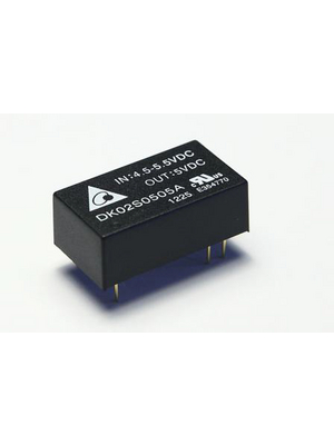 Delta-Electronics - DK02S0505A - DC/DC converter 4.5...5.5 VDC 5 VDC, DK02S0505A, Delta-Electronics