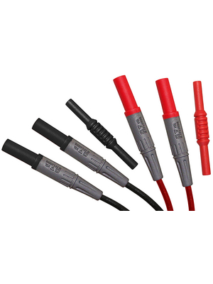 PeakTech - PeakTech 7005 - Safety test lead ? 4 mm red + black 100 cm CAT III, PeakTech 7005, PeakTech