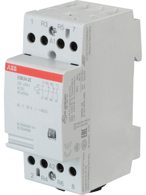 ABB - ESB24-22-230AC/DC - Contactor 230 V 2 NO+2 NC Screw Terminal, ESB24-22-230AC/DC, ABB