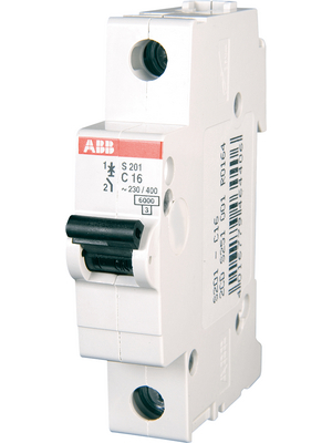ABB - S201-B32 - Miniature Circuit Breaker 32 A 1, Circuit tripping B, S201-B32, ABB