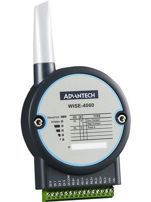 Advantech - WISE-4060 - Wireless I/O Module, IEEE 802.11b/g/n 2.4GHz, WISE-4060, Advantech
