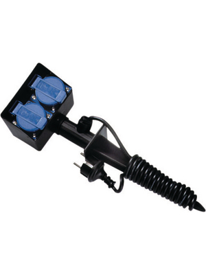 Bachmann - 394.180 - Garden socket outlet, 2xF (CEE 7/3), 2.0 m, 394.180, Bachmann