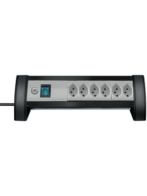 Brennenstuhl - 1156252416 - Desktop outlet strip, 1 Switch, 6xType 13, 3 m, Type 12, 1156252416, Brennenstuhl