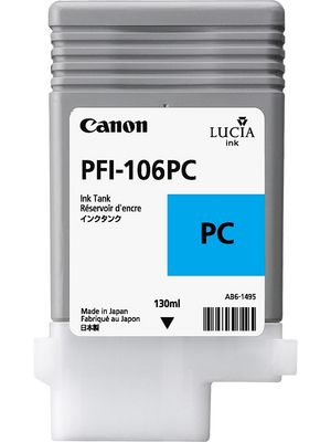 Canon - PFI-106PC - Ink PFI-106PC photo cyan, PFI-106PC, Canon