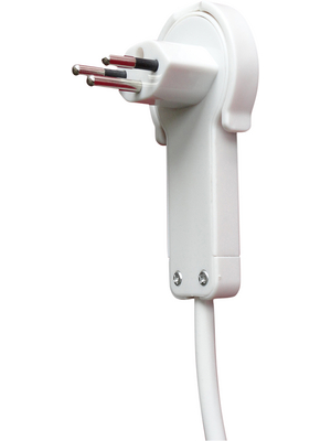 Elbro - K224664 - Mains Plug, T12, white, K224664, Elbro