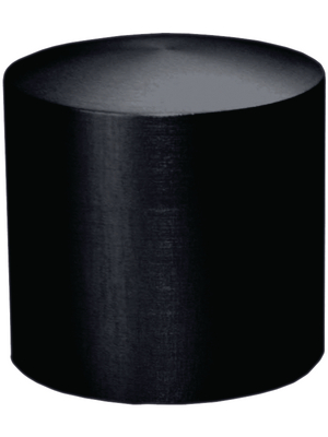 Elma - K1-PR-B60 - Aluminium Knob black 19 mm, K1-PR-B60, Elma