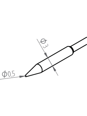 Ersa - 0462PDLF005/SB - Soldering tip PU=Pack of 2 pieces, 0462PDLF005/SB, Ersa