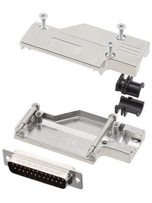 Encitech Connectors - DCMR-FK-25-DMP-K - D-Sub plug kit 25P, DCMR-FK-25-DMP-K, Encitech Connectors