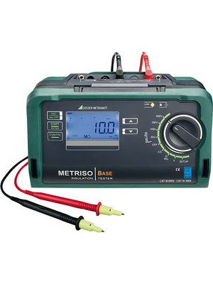 Gossen Metrawatt - METRISO BASE - Insulation tester 99.9 GOhm 50 V / 100 V / 250 V / 500 V 1000 VAC TRMS AC, METRISO BASE, Gossen Metrawatt