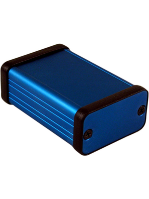 Hammond - 1455D601BU - Metal enclosure, blue, 45 x 60 x 25 mm, Aluminium, 1455D601BU, Hammond