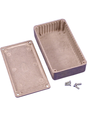 Hammond - 1590L - Metal enclosure, Natural aluminum, 50 x 101.3 x 24.9 mm, Die cast aluminium / Alloy, IP 54, 1590, 1590L, Hammond