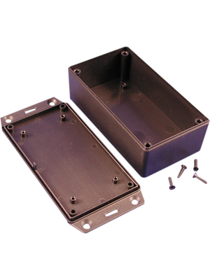 Hammond - 1591XXCSFLBK - Plastic enclosure black 66 x 37 mm ABS plastic, 1591XXCSFLBK, Hammond