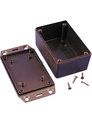 Hammond - 1591XXLSFLBK - Plastic enclosure black 57 x 36 mm ABS plastic, 1591XXLSFLBK, Hammond