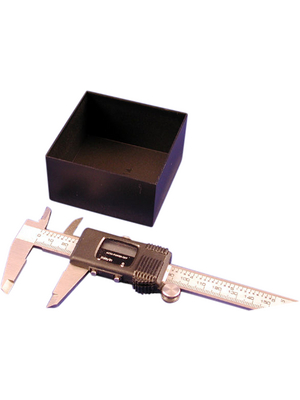 Hammond - 1596B114-5 - Potting box, black, 75 x 40 mm, ABS, 1596B114-5, Hammond