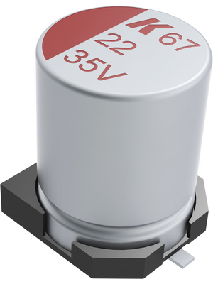 KEMET - A767MU107M1HLAE027 - Aluminium Electrolytic Capacitor 100 uF 50 VDC, A767MU107M1HLAE027, KEMET