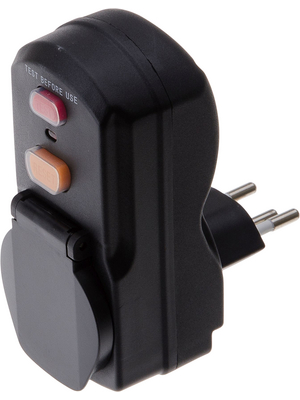 Max Hauri - 109645 - SRCD plug-in socket 10 A 30 mA 2 + PE Type J (T12), 109645, Max Hauri