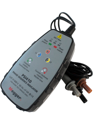 Megger - PSI410 - Phase sequence indicator 500 V, PSI410, Megger