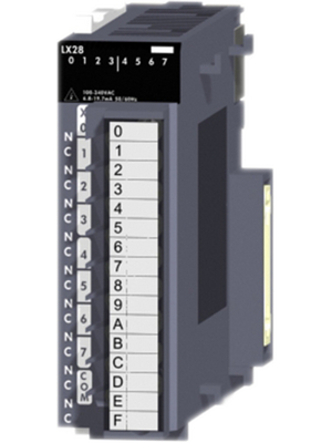 Mitsubishi Electric - LX28 - Input Module L 8, 100...120 VAC, 8 DI, LX28, Mitsubishi Electric
