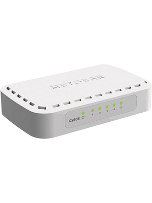 Netgear - GS605-400PES - Desktop Ethernet Switch 5x 10/100/1000, GS605-400PES, Netgear